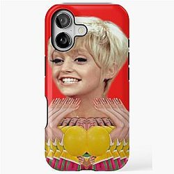 A Young Goldie Hawn Laugh iPhone Tough Case