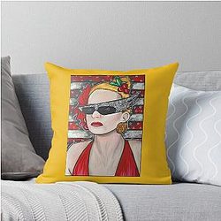 Joanna Stayton - Overboard - Goldie Hawn Throw Pillow