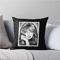 Goldie Hawn throw pillow