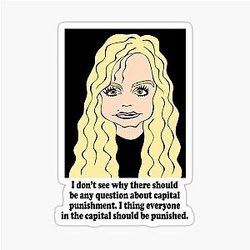 Goldie Hawn Fan Art Sticker