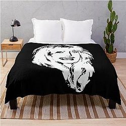 Goldie Hawn Minimalistic Pop Art Throw Blanket