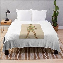 Goldie Hawn Laughing Throw Blanket