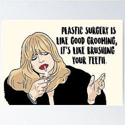 Plastic Surgery Is Like Good Grooming - Goldie Hawn - The First Wives Club Poster