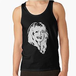 Goldie Hawn Minimalistik Pop Art Filip Hellman Transparent Tank Top