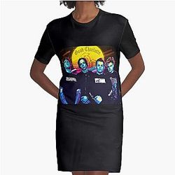 Good Charlotte 80's Style Graphic T-Shirt Dress