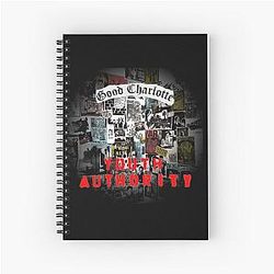 mar20 GOOD CHARLOTTE Mitch Schneid Spiral Notebook