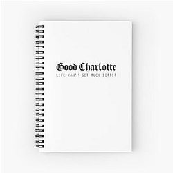 Good Charlotte Life Cant Get Much Better Spiral Notebook