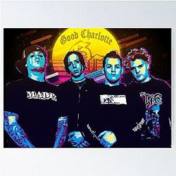 Good Charlotte 80's Style Poster