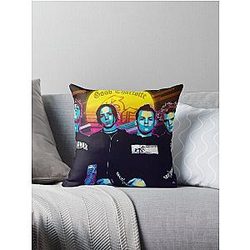 Good Charlotte 80's Style Throw Pillow