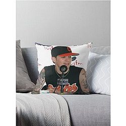 Joel Madden - Good Charlotte - Photograph Throw Pillow