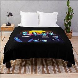 Good Charlotte 80's Style Throw Blanket