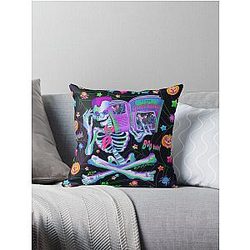 Rainbow Goosebumps Mascot Throw Pillow