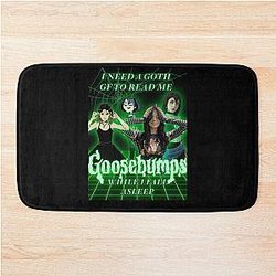 Goth Girl Goosebumps Bath Mat