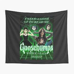 Goth girlfriend goosebumps Tapestry
