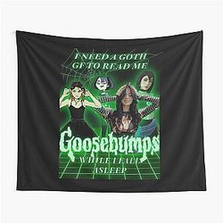 Goth Girlfriend Goosebumps Tapestry