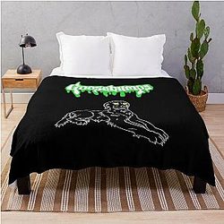 Goosebumps 90s Dog Throw Blanket