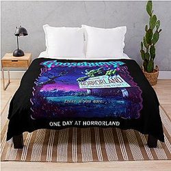 Goosebumps One Day at HorrorLand Throw Blanket