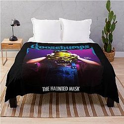 Goosebumps mask and throw blanket