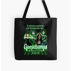 Goth girlfriend Goosebumps All Over Print Tote Bag