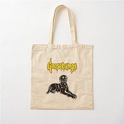 Goosebumps Dog Horror Cotton Tote Bag