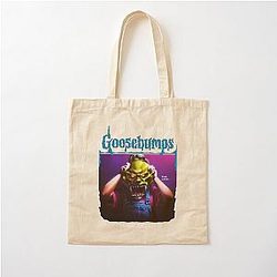 Goosebumps Mask Cotton Tote Bag