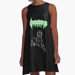 Goosebumps 90s A-Line Dress
