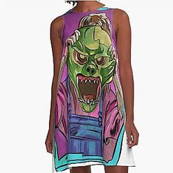 Goosebumps Haunted A-Line Dress