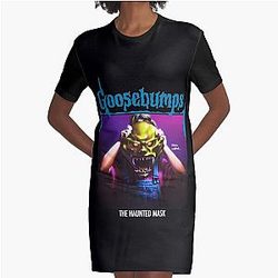 Goosebumps Graphic T-Shirt Dress