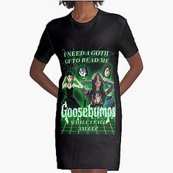 Goth Graphic T-Shirt Dress