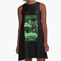 Goth GF Goosebumps A-Line Dress
