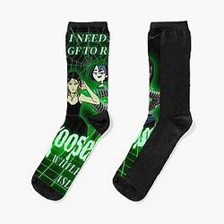 Goth girlfriend goosebumps socks