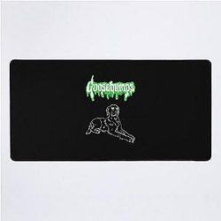 Goosebumps 90s Dog Desk Mat