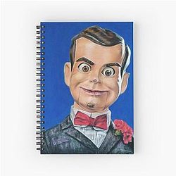 Spooky Goosebumps Ventriloquist Spiral Notebook