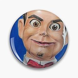 Spooky Goosebumps Ventriloquist Pin