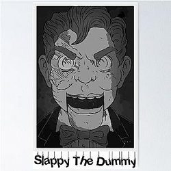 Slappy the Dummy Goosebumps Art Poster