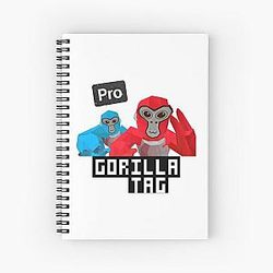 Gorilla tag pro 2   Spiral Notebook