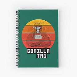 gorilla tag pfp maker Gorilla Tag vintage     Spiral Notebook