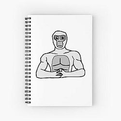 Gorilla tag pfp maker Spiral Notebook