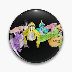 Me and my Friends Forever! - Gorilla Tag Here Banana  Pin