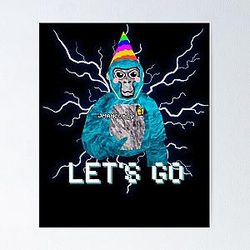 Gorilla Tag Jmancurly Monke Let's Go Poster