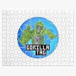 Gorilla Tag Green Gorilla Shirt  Jigsaw Puzzle