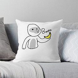 Gorilla tag pfp maker cute Throw Pillow