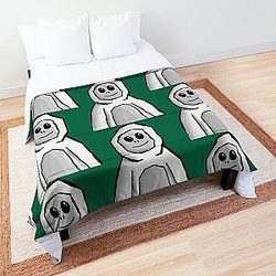 Gorilla Tag rare white Gorilla cute Gorilla   Comforter