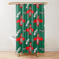 gorilla tag pfp maker Gorilla Tag Boo   Shower Curtain