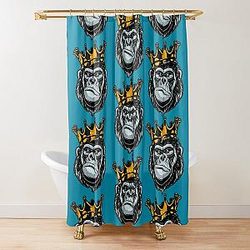 Gorilla Tag - Gorilla King   1 Shower Curtain