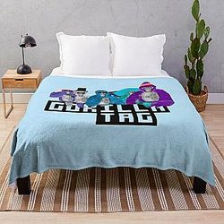 Gorilla Tag Party Time Brithday Gang Gorilla Tag Merch Unisex Tshirt Blend Hoodie Long Sleeve Crewneck Sweatshirt Throw Blanket