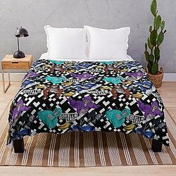 Gorilla Tag VR Gamer Merch Pixel Monke Throw Blanket