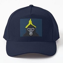 Gorilla tag monkey with banana  Baseball Cap