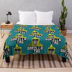 Gorilla Tag Monkey Banana Peel Gorilla Monke Gorilla Tag PFP Maker  Throw Blanket