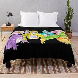 Me and my Friends Forever! - Gorilla Tag Here Banana  Throw Blanket